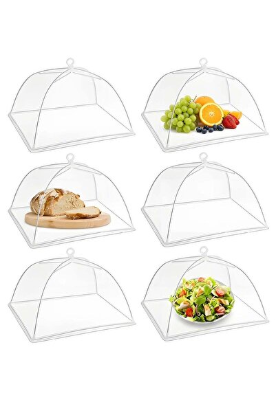 Generic (6 Pack) Pop-up Picnic Mesh Food Covers Tent Umbrella For Outdoors, S...