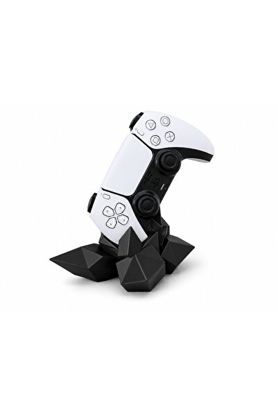 OEM Suport pentru controler PS5 DualSense, Design geometric cu aspect de cris...