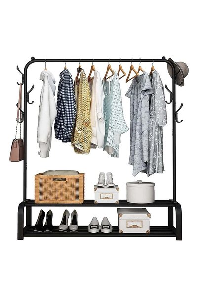 Generic Premium Heavy Duty Metal Clothes Rack – Freestanding Garment Organize...