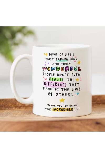 Generic Thank You for Being Your Incredible Self, Thank You Gift, Friendship ...