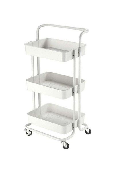 Generic 3 Tier Storage Organizer White 34.4inch