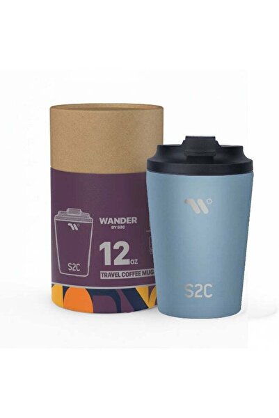 Generic S2C WANDER Series - Premium Insulated Coffee Travel Mug with Lid, Lea...