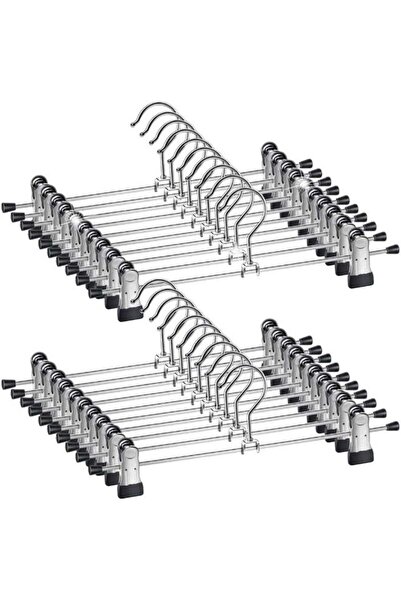 Generic Red Dot Gift 25-Pack Pants Hangers, 12 Inch (30cm) Trouser Hangers, A...