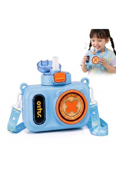 Generic Twisoo Camera Shape Plastic Water Bottle, Leak-Proof Sports Travel Cu...