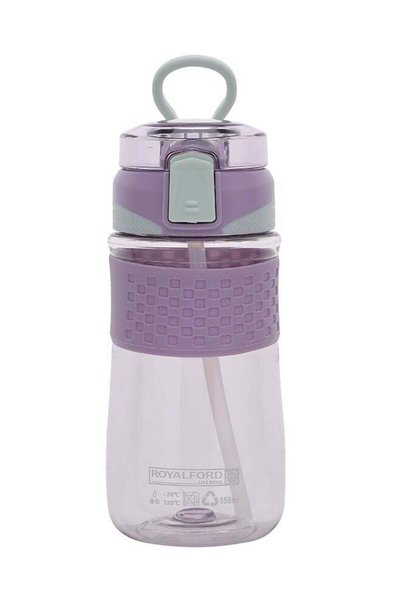 Generic Royalford 550 ml Plastic Water Bottle | 100% BPA-Free, One-Press Open...