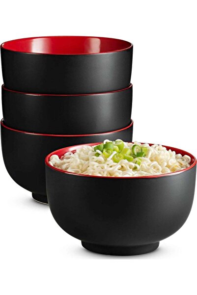 Generic Set of 4，Ramen Bowl, Japanese Bowls, Noodle Bowls, Large Soup Bowl, C...