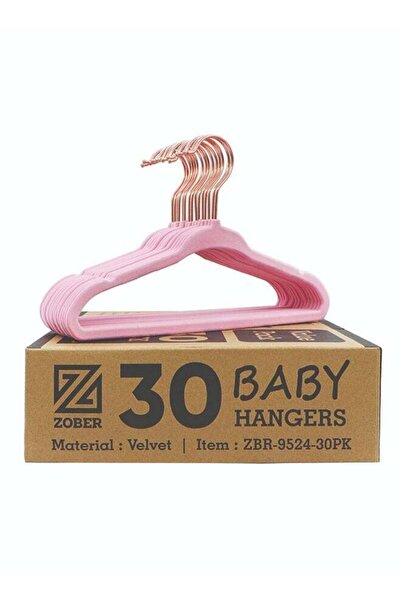 Generic Non Slip Rose Gold Hook Baby Velvet Hangers for Closet Toddler Hanger...