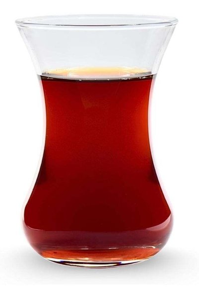 Generic Turkish Tea Glass Set of 6, Glass Drinkware Teacups Small Clear Glass...