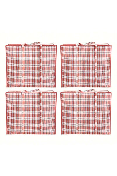 Generic 4 Pack Strong Storage Laundry Bags, Large Moving Bags with Zipper & H...