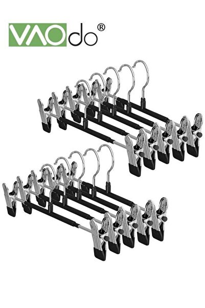 Generic 10PCS Pants Hangers with Adjustable Clips, Heavy Duty Space Saving Cl...