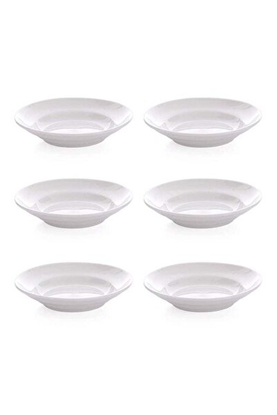Generic 6-Piece Deep Plate White 5inch