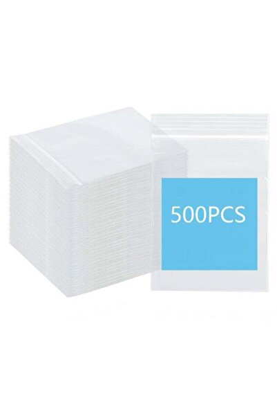 Generic 500 Pcs Mini Clear Resealable Plastic Bags, 3 Mil Thick Self-Seal Zip...