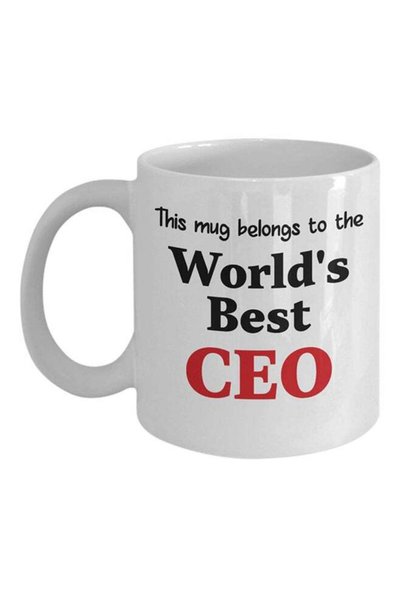 Generic World's Best Ceo Printed Coffee Mug White