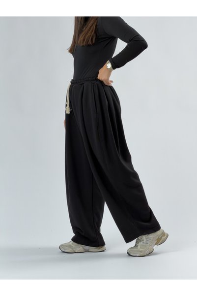 COCOPELLI Design black women's baggy pants coc3400