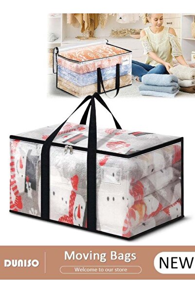Generic Large Clear Moving Bags, Oversized Storage Bag with Backpack Straps, ...