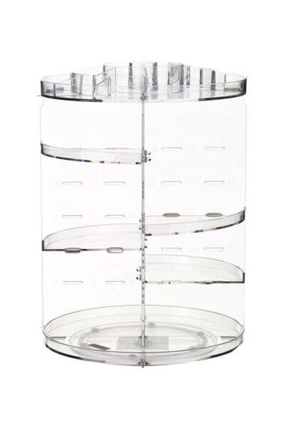 Generic Rotating Makeup Organizer Clear