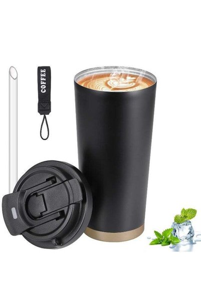 Generic Travel Coffee Mug, 530ml Vacuum Insulated Coffee Mug with Leak-proof ...