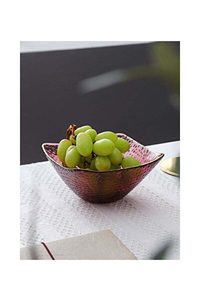 Generic Nordic Hat Design Square Bowl Red 16.8x16.8x7.5cm