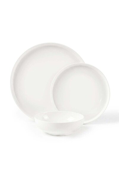 Generic Cuisine Art EMA 12PCS Bone China Dinner Set – Premium White | 4 Dinne...