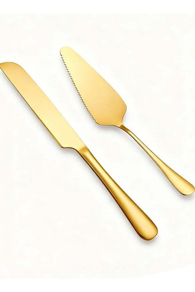 Generic Cake Serving Set Wedding Cake Knife and Server Set Cake Cutting Utens...