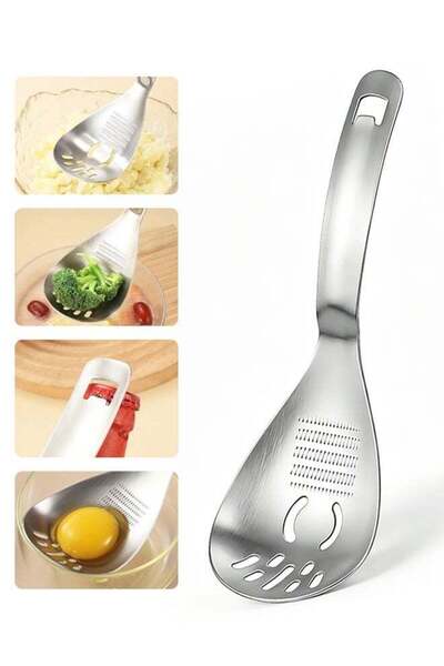 Generic 5 In 1 304 Stainless Steel Multifunction Cooking Spoon