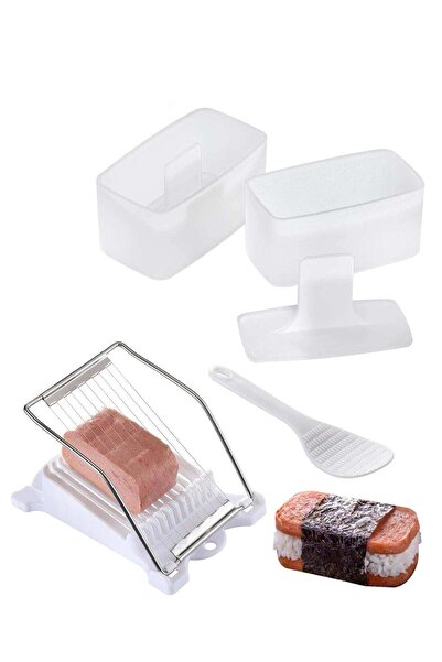 Generic Musubi Press Molds, Musubi Mold Kit with Luncheon Meat Slicer and Ric...