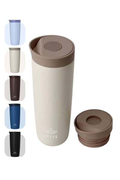 Generic 500ml Stainless Steel Tumbler | 16.9oz Insulated Coffee Cup | Iced Co...