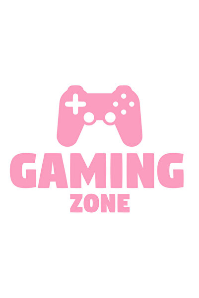 OEM Autocolant auto  "Gaming zone controller ", m1, 12cm, Roz