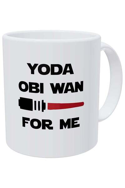 Generic Yoda Obi Wan For Me, Love Valentines Day Funny Coffee Mug