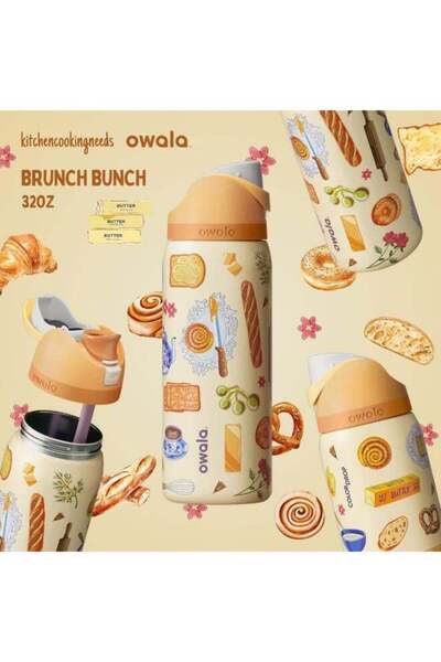 Generic Owala Brunch Bunch – 32oz FreeSip Water Bottle