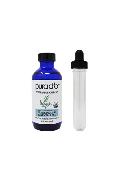 Pura D'or - زيت اللبان العطري النقي والطبيعي 100% بحجم 118 مل
