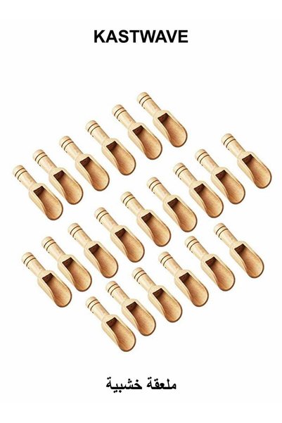 Generic 30 PCS Mini Wooden Spoon, Bath Salt, Bamboo Spoon, Powder Spoon, Tea ...