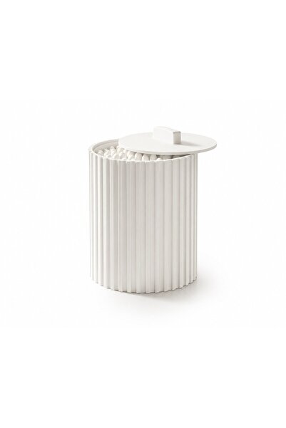 OEM Recipient organizator cu capac pentru baie, design modern striat, pentru ...