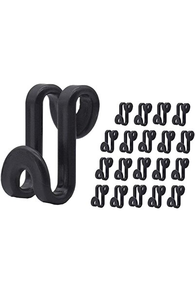 Generic 60 Pcs Clothes Hanger Connector Hooks, for Velvet Huggable Hangers, W...
