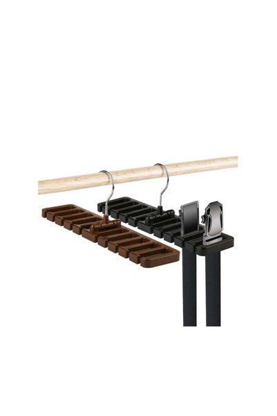 Generic Belt Rack, 2pcs Belt Hanger Tie Holder Homeware Closet Organizer with...