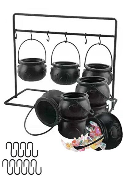 Generic Cauldrons Serving Bowl Decor Set of 9 Witches Cauldron Candy Serving ...