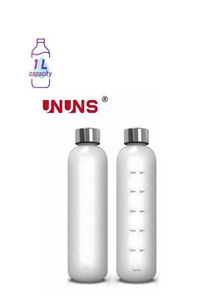 Generic 1L Water Bottle With Time Marker - Motivational Water Jug With Times ...