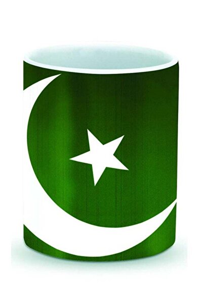 Generic Premium Flag Of Pakistan Designer Mug Green/White