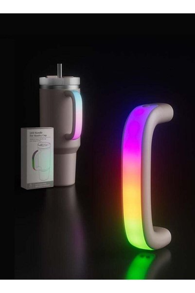 Generic 6 Colors LED Light-Up Tumbler Handle for Stanley 40oz/30oz, Comfortab...