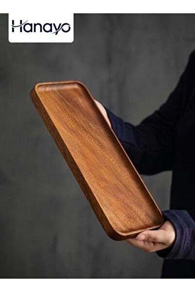 Generic Wood Serving Tray Classic Kitchen Tray for Home Decor Rectangular Wal...
