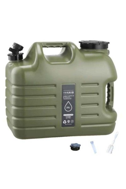 Generic 25L Camping Water Jug Outdoor Water Storage Container with Driving Ta...