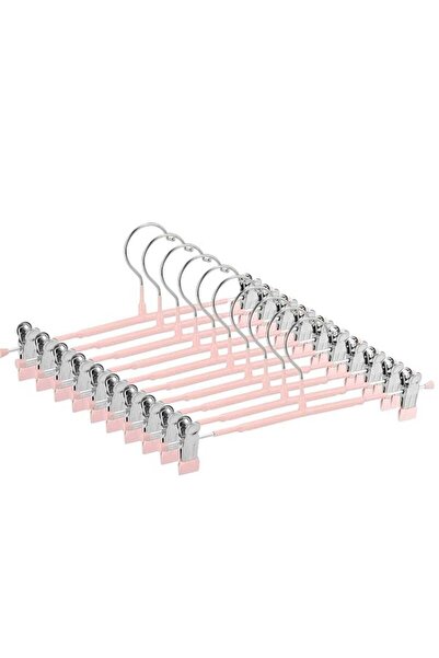 Generic Pants Hangers,10 Pack Adjustable Skirt Hangers Metal Pants Hangers, H...