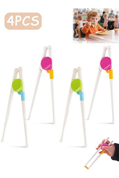 Generic Training Chopsticks for Kids, 4 Pairs Kids Chopsticks for Toddlers Be...