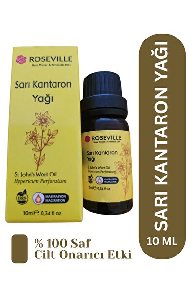 Sarı Kantaron Yağı %100 Saf Ve Doğal Soğuk Sıkım 10 ml
