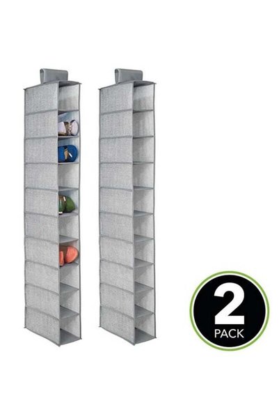 Generic 10 Tier Hanging Shelf Closet Storage Organizer