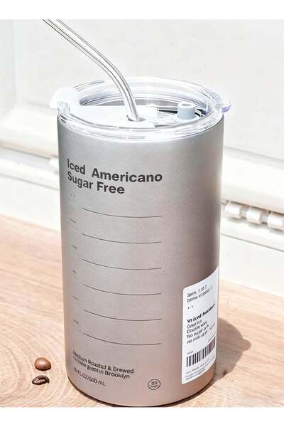 Generic Stainless Steel Insulated Coffee Cup (20oz Gray) - Leak-Proof Vacuum ...