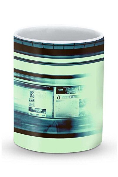 Generic Premium Blurry Station Designer Mug Green/Blue