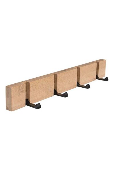 Generic Wooden Coat Rack, Wall Mounted Hook Rack with 4 Standard Retractable ...