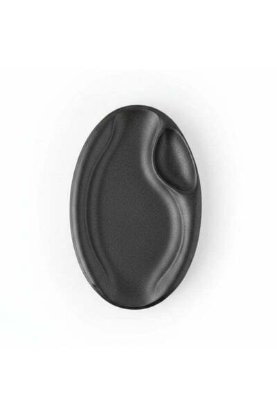 Generic 30cm Ceramic Oval Serving Plate with Sauce Bowl - Black Matte