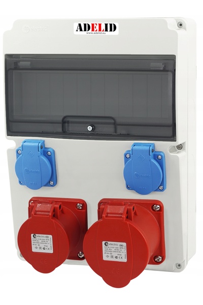 ADELID DISTRIBUITOR CUTIE DE DISTRIBUȚIE CUTIE DE CONSTRUCȚIE CARCASĂ 2X32A 5...